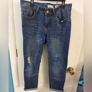 Indigo Rein Size 9 Crop Jeans